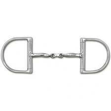 Myler English Dee Snaffle Bit - Level 1 French Link, Stainless Steel with