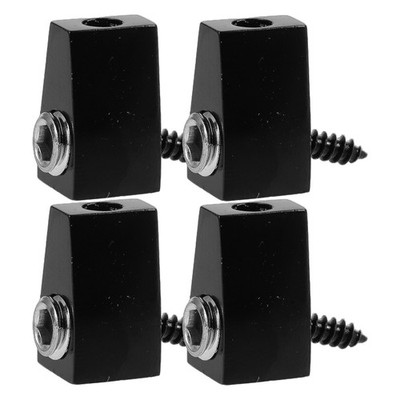  4 Pcs Headless Bass Tuner Electric Guitar Locking Nut Bridge Locks