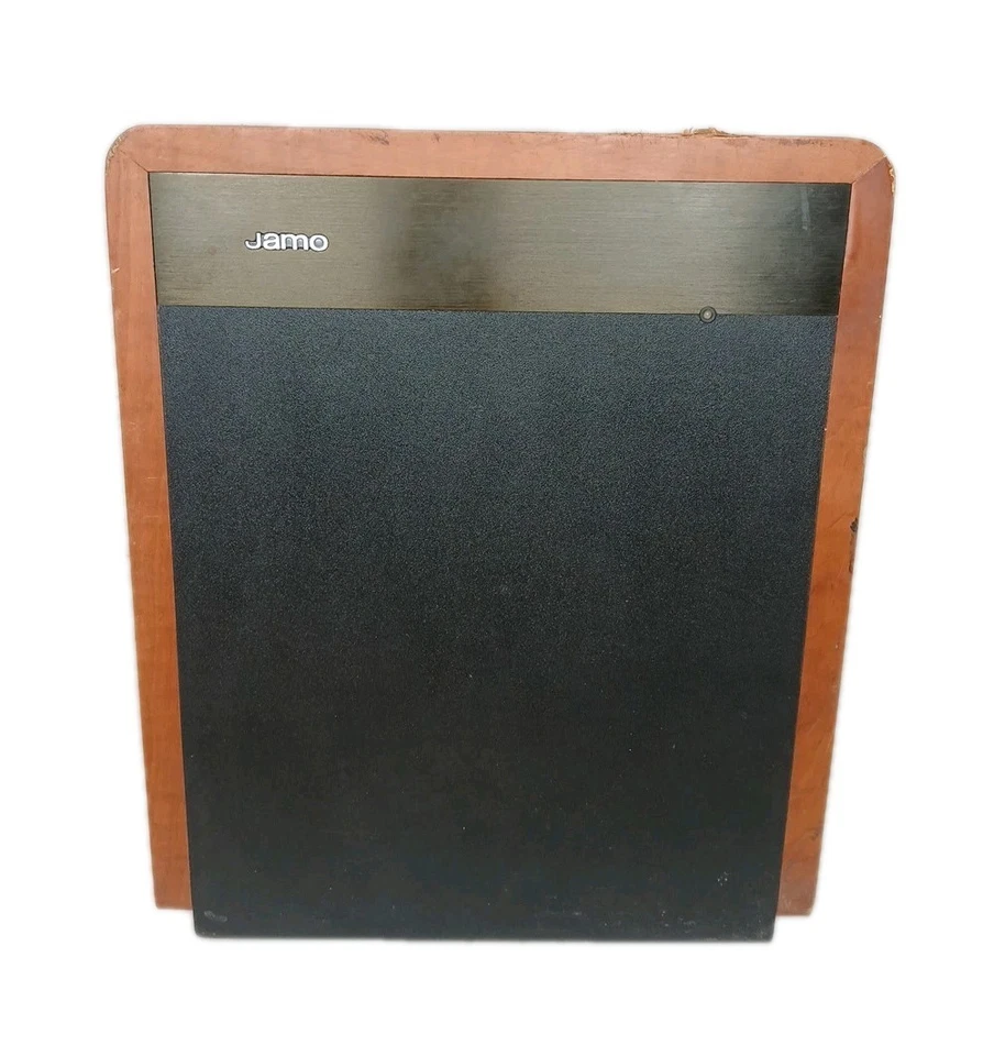 Subwoofer alimentado Jamo Sub 250 120V solo para uso en interiores - marrón *PROBADO* Foto 3 de 4