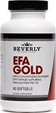 Beverly International EFA Gold, 90 Softgel Capsules. High Potency Omega-3s EPA +