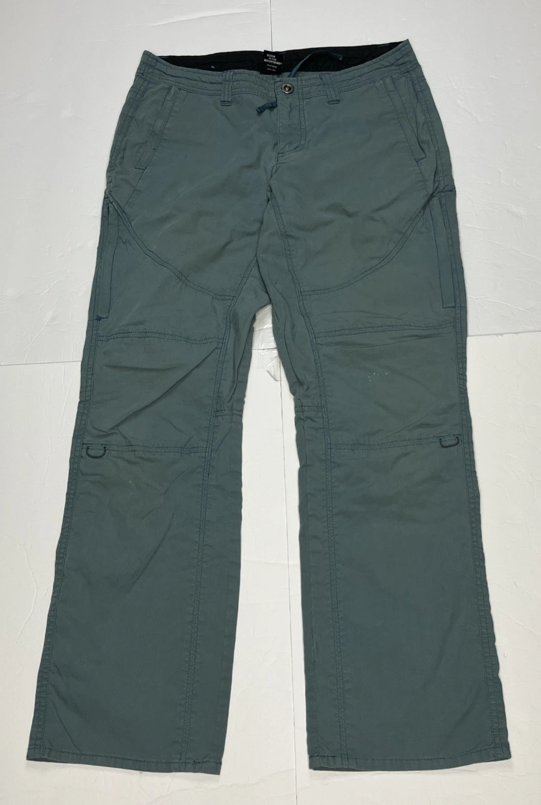 Kuhl Womens 8 Short Legendary Outdoor Pants Blue Cotton Nylon Hiking Rugged