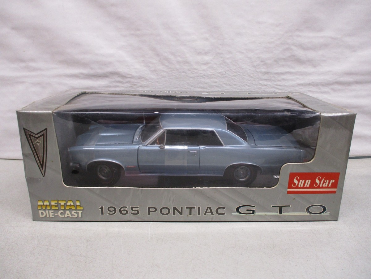 自動車 Sun Star 1/18 1965 Pontiac GTO Montero Sun Star 1965 Pontiac GTO 1/18 Blue | eBay