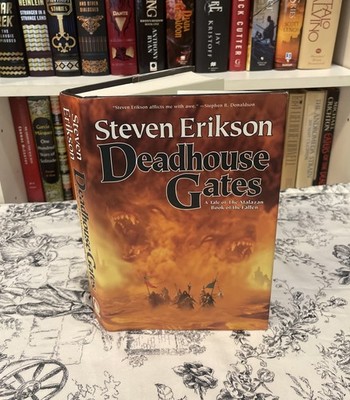 Deadhouse Gates - Steven Erikson (Hardcover) First Edition/Print, 1st/1st, VG