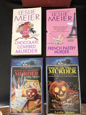 Paperback mystery books by Leslie Meijer your choice $1.50 Each