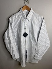 Brooks Brothers Shirt Mens 16.5 32/33 White Stripe Non-Iron Supima Classic