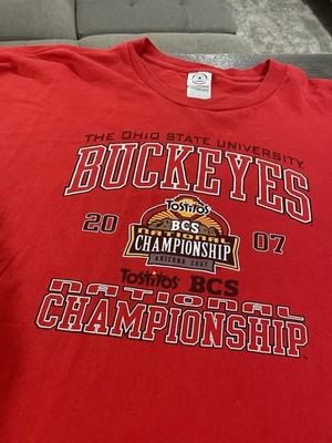 3XL OSU Ohio State Buckeyes Florida Gators 2007 BCS Bowl Football Long Sleeve T