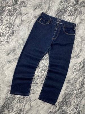 Vintage Armani Denim Jeans Big Logo AJ 90s Men Size 32 Blue | eBay