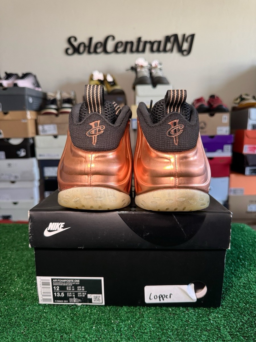 Nike Air Foamposite One 2024 Copper, Size 12, Pre-Owned With Box