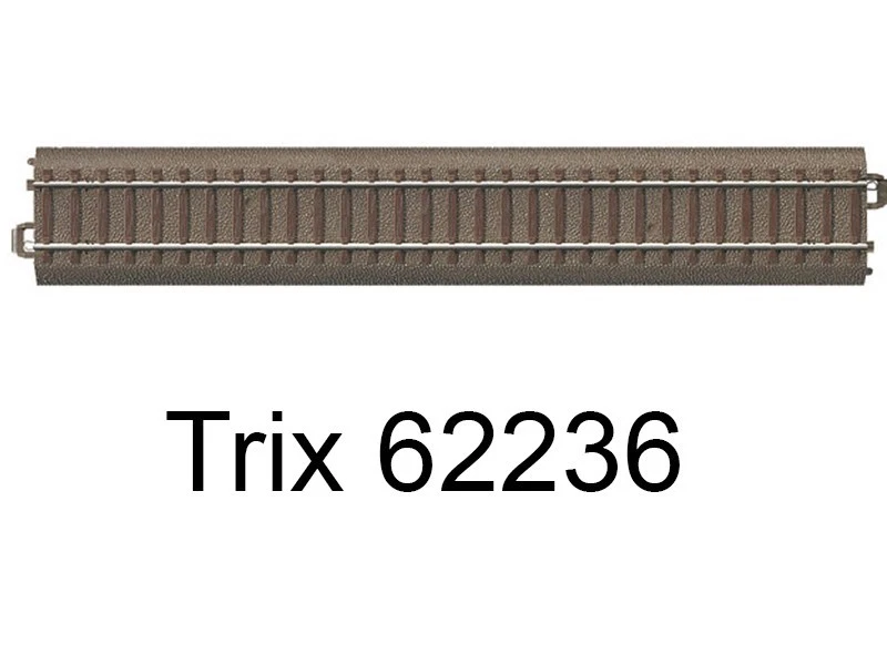 TRIX Rail droit voie C 236,1 mm - Trix 62236 - Photo 1/1