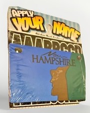 VTG Stickers LOT 9 Packs Mini New Hampshire License Plate Sticker Add Name USA