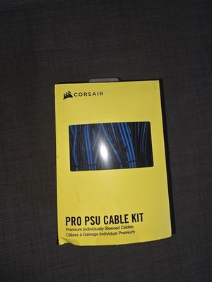 Corsair PSU Pro Cable Kit Type 4 Blau/Schwarz NEU Sofort lieferbar 