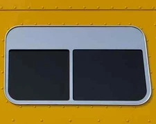 Peterbilt 70" Sleeper Side Window Chopped Trim Pair