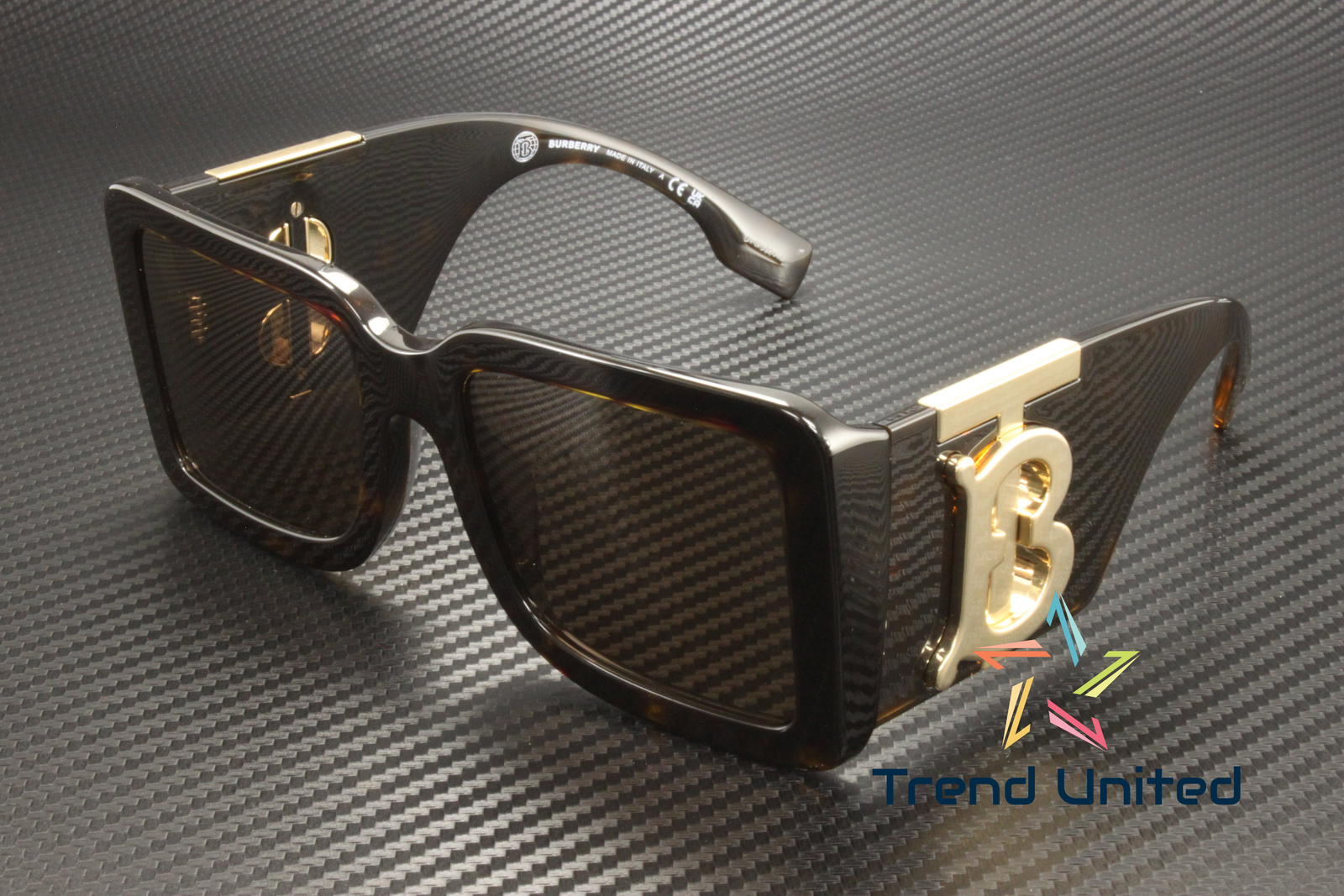 BURBERRY BE4406U 300273 Dark Havana Dark Brown 55 mm Women's Sunglasses