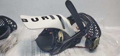 Burton Lexa X EST Snowboard Bindings Size M/L Black/White