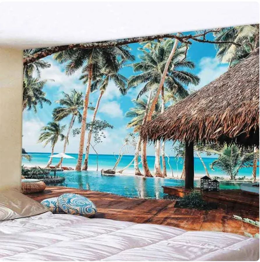 Beautiful nature Sea tapestry wall hanging bohemian wall tapestry mandala