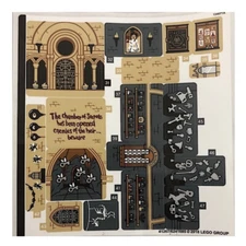 new LEGO Sticker Sheet #2 for Hogwarts Castle set 71043