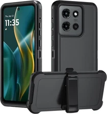 For Motorola Moto G Stylus 5G 2025 Heavy Duty Defender Case Cover With Belt Clip