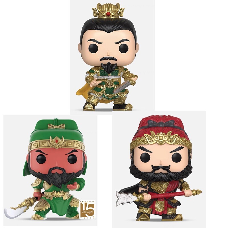 FUNKO POP ASIA THREE KINGDOMS SET OF LIU BEI#202+GUAN YU#120 FUNKO POP ASIA THREE KINGDOMS SET OF LIU BEI#202+GUAN YU#120