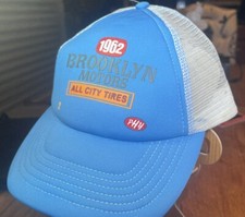 Brooklyn Motors Hat All City Tires SnapBack Mesh Trucker Cap Youth Vtg Phys.sci