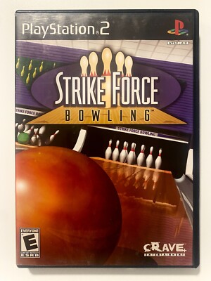 Strike Force Bowling (PlayStation 2 PS2, 2004) CIB Complete & Tested