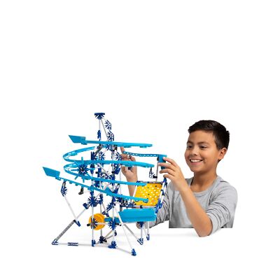 K'NEX Marble Coaster Run with Motor Set, 504 Piece Marble Maze