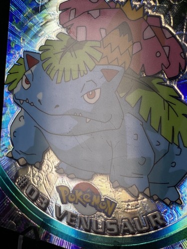 Venusaur #03 - Topps Chrome SPECTRA - Pokemon Topps Chrome Series 1 - Foto 9 di 11