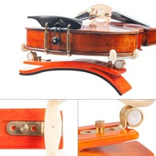 3/4 4/4 Premium German Maple Violin Shoulder Rest Pad Adjustable Foot Wood