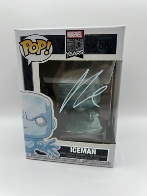 SHAWN ASHMORE SIGNED ICEMAN X-MEN MARVEL FUNKO POP - BECKETT COA