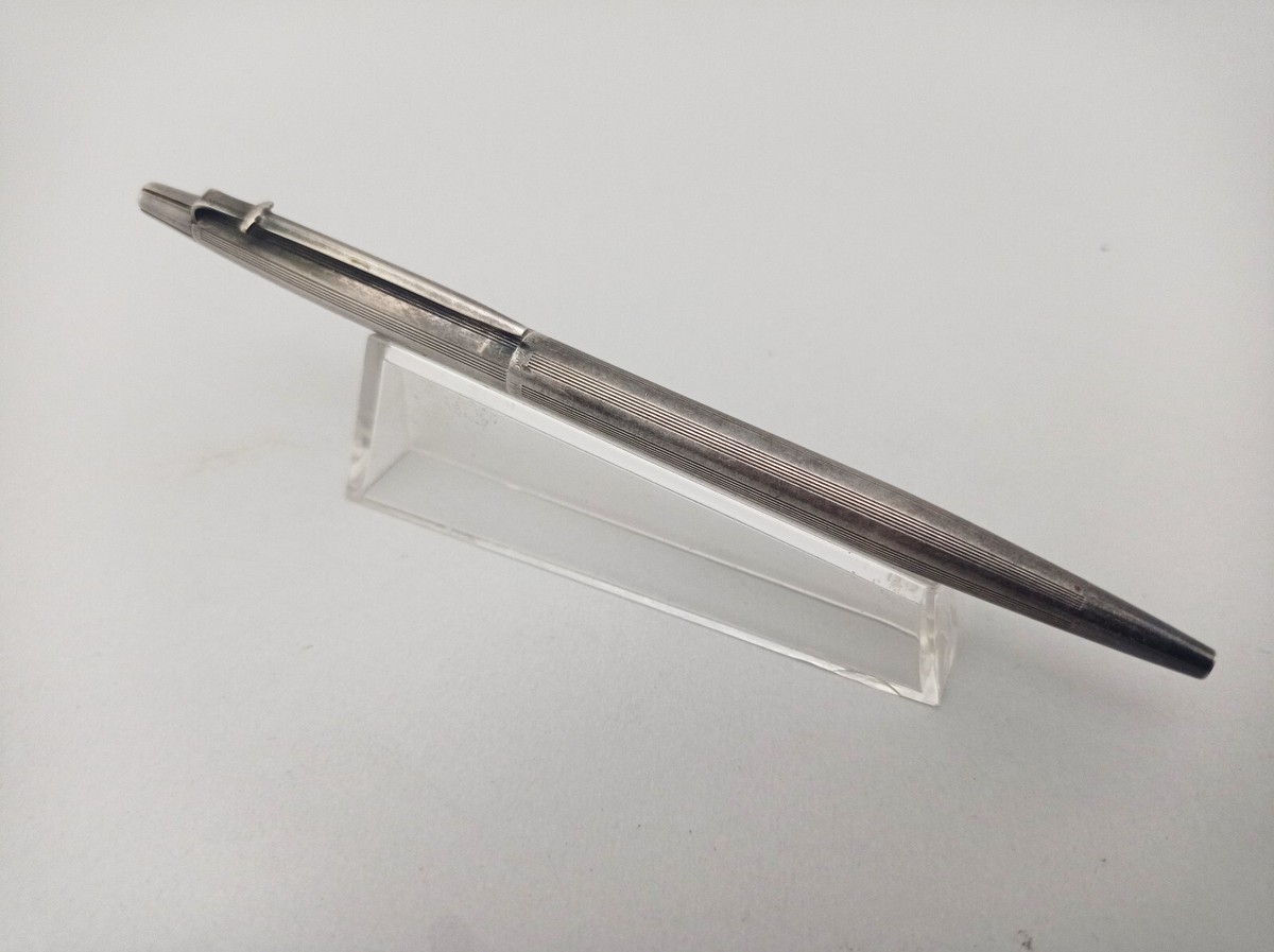 CARAN d'ACHE MADISON SILVER PLATED BALLPOINT PEN VINTAGE EXCELLENT