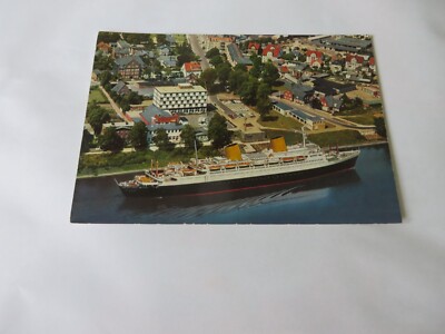 Unbekanntes Schiff, .  Postkarte