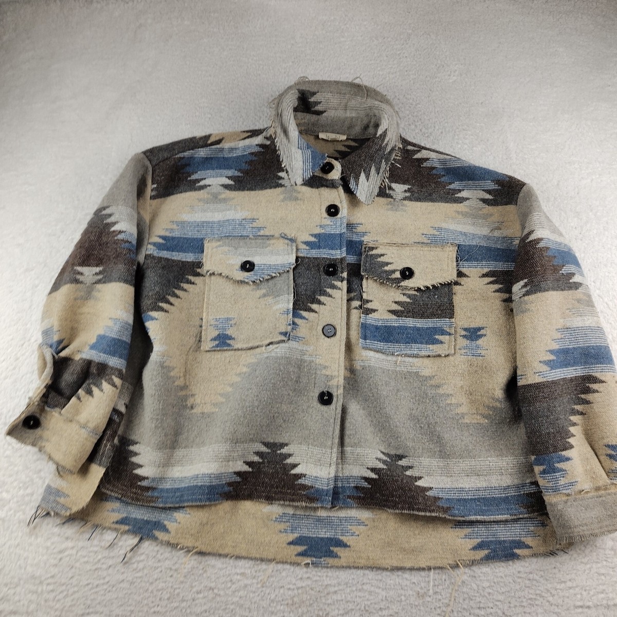 トップス Hem Button Up Womens