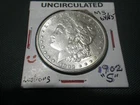 1902S MORGAN .90 $-UNC/MS++++/+++++LUSTROUS-SMOOTH SURFACES-LTD MINTAGE-SCARCE