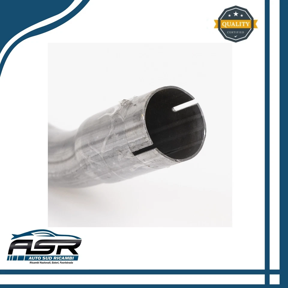 SILENZIATORE TERMINALE CROMATO MARMITTA POSTERIORE FIAT 500 FORD KA 1.2 - Immagine 3 di 4