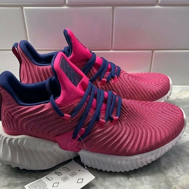Adidas Alphabounce Instinct Running Shoes - Pink - Girls size 6 | eBay