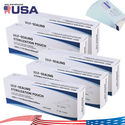 Dental Self Seal Sterilization Pouches Autoclave Sterilizer Bag,Tattoo Nail