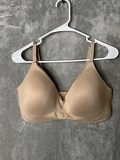 Calvin Klein Bra Women Extra Large Seamless Hook Eye Stretch Beige