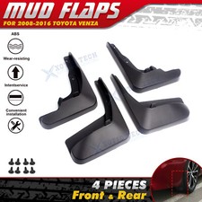 For 2008-2016 Toyota Venza 4pcs Oe Style Frontrear Splash Guard Mud Flaps Set