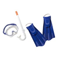 Speedo Kids Discovery Snorkel Set - White Blue (small/medium) on sale Speedo Kids Discovery Snorkel Set - White Blue (small/medium) on sale