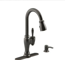 Kohler K-R22970-SD-2BZ Arsdale 1Handle PullDown Kitchen Faucet Oil Rubbed Bronze