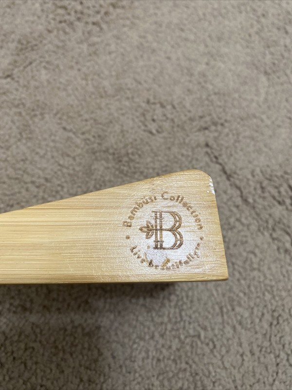 Bamboo Knife Holder - Knives not included - Pack Of 1.