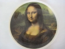 Lord Nelson Pottery Staffordshire England "Mona Lisa" Plate, 10.5" D X 1" H