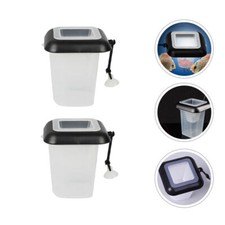 2pcs glass aquarium tank shrimp tank feeder bowl Worm Feeding Cup
