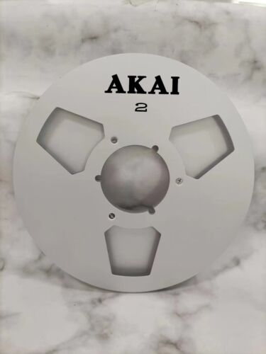 Ein Paar 10,5" Silber AKAI Tonbandspule Hochwertige Aluminium Aufnahmespule - Bild 4 von 4
