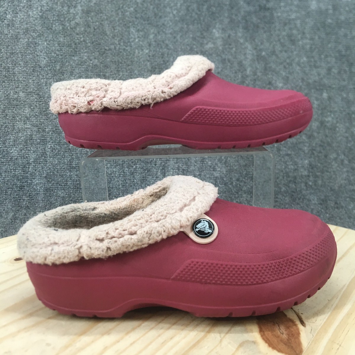 Crocs Shoes Womens Mens Blitzen III Clog Pink Comfort Casual Low Top  Flats