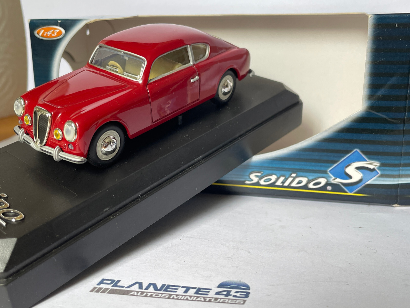 Modèle Réduit Solido Lancia Aurelia 1/43 – Occasion, Couleur Marron
