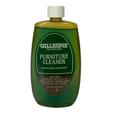 Gillespie Furniture Cleaner 16 Oz Bottle Removes Old Wax Polish Dirt Klean-Strip