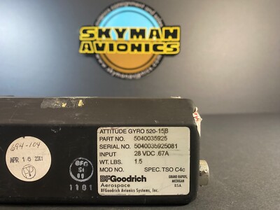 BF Goodrich 2 1/4” Attitude Indicator - 28V | eBay