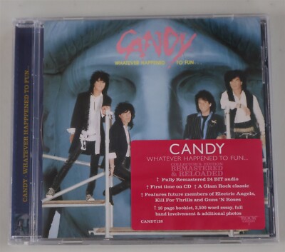 Candy Whatever Happened To Fun CD new Rock Candy Records Reissue