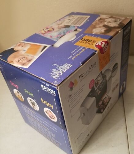 New Box Epson PictureMate Photo Lab Deluxe Viewer Edition w/ PictureMate Paper - Picture 4 of 7
