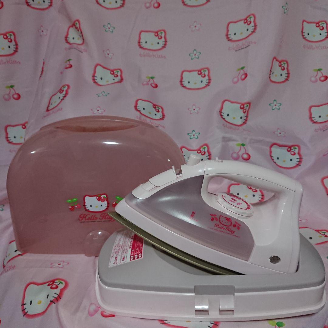 Sanrio Hello Kitty steam iron SANYO A-KT12 cordless Sanrio Sanrio Hello Kitty steam iron SANYO A-KT12 cordless Sanrio